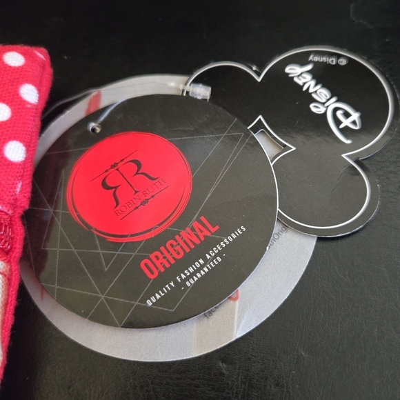 Robin Ruth Disney Mickey Minnie Paris Polka Dot Pouch Crossbody Purse Bag NWT - Picture 2 of 7